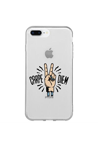 Other Apple iPhone 7 Plus Carpe Two Diem Transparent Silicone TPU Θήκη