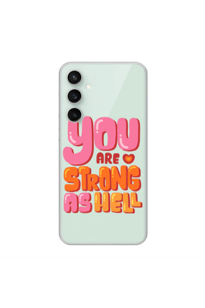 Other Samsung S24 Plus You are Love Strong Transparent Silicone TPU Θήκη