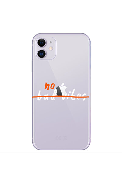 Other Apple iPhone 11 No bad vibes 2 Transparent Silicone TPU Θήκη