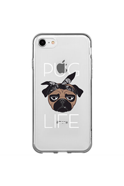 Other Apple iPhone SE 2020 Pug Life Transparent Silicone TPU Θήκη
