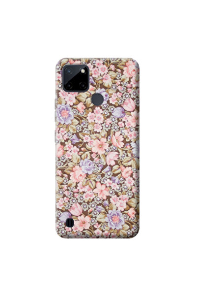 Other Realme C25Y Blue Roses Transparent Silicone TPU Θήκη