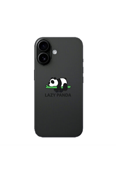 Other Apple Iphone 16 plus Lazy panda Transparent Silicone TPU Θήκη