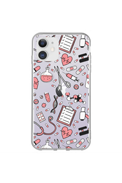 Other Apple iPhone 12 Laboratory Transparent Silicone TPU Θήκη