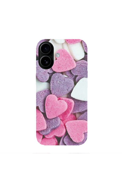 Other Apple Iphone 16 plus Sponge Hearts Transparent Silicone TPU Θήκη