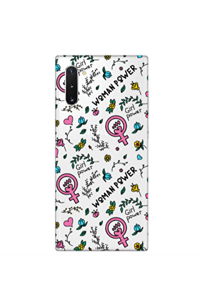 Other Samsung Note 10 Plus Woman Power Transparent Silicone TPU Θήκη