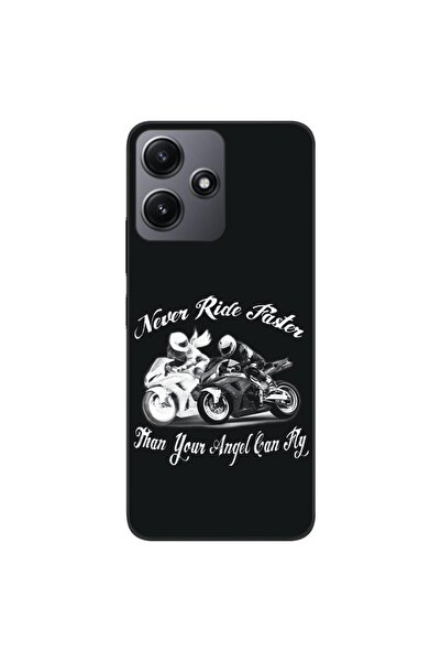 OEM Husa compatibila cu Xiaomi Redmi 12 5G Silicon Gel Tpu Model Never Ride F...