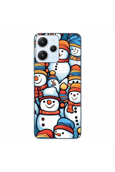 OEM Husa compatibila cu Xiaomi Redmi 12 4G Silicon Gel Tpu Model Snowman Pattern