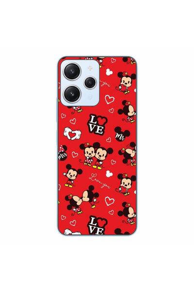 OEM Case compatible with Xiaomi Redmi 12 4G Silicone Gel Tpu Model Mickey Lov...