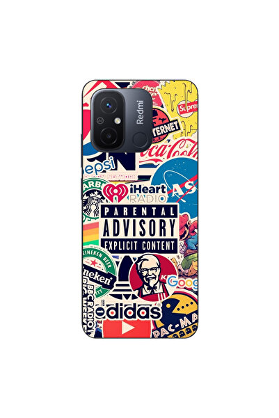 OEM Husa compatibila cu Xiaomi Redmi 12C Silicon Gel Tpu Model Pop Art Brands