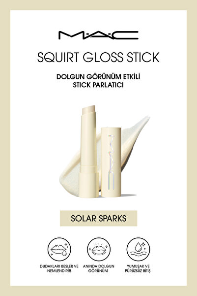 M.A.C M·A·C Squirt Gloss Stick Dolgun Görünüm Etkili Stick Parlatıcı - Solar ...