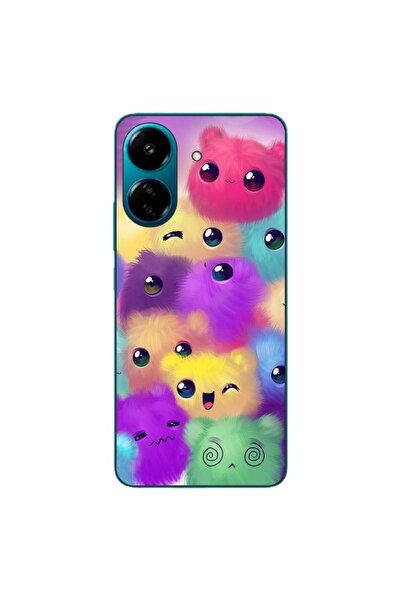 OEM Husa compatibila cu Xiaomi Redmi 13C 4G Silicon Gel Tpu Model Pufosi Colo...