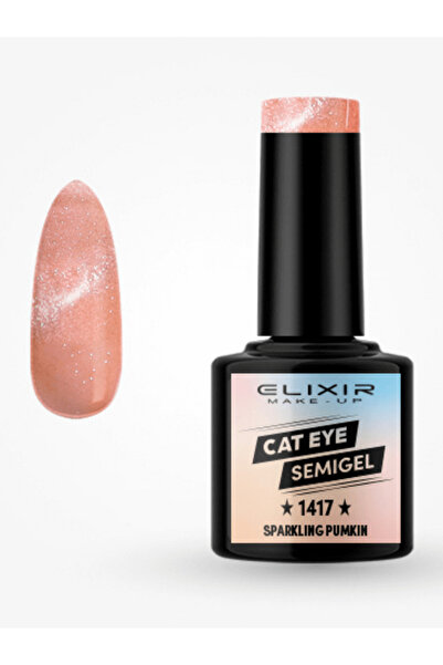 Elixir CAT EYE SEMI GEL (ΗΜΙΜΟΝΙΜΟ BΕΡΝΙΚΙ) - 1417 SPARKLING PUMKIN 8ML