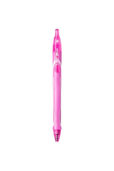 Bic Rolă retractabilă 0,7 mm semi-gel roz cu uscare rapidă