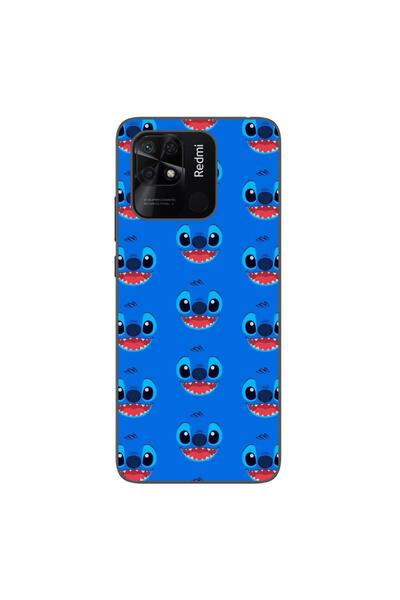 OEM Husa compatibila cu Xiaomi Redmi 10C Silicon Gel Tpu Model Stitch Face Pa...