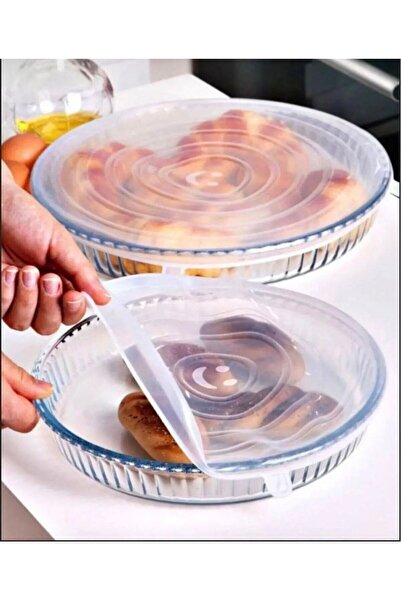 NİVENE Silicone Round Borcam Lid Silicone Stretch Lid Silicone-Covered