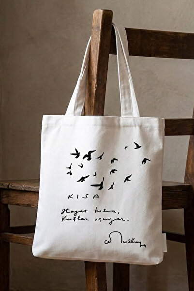 Ju Yaratıcı Tasarım Cloth Shoulder Bag Birds
