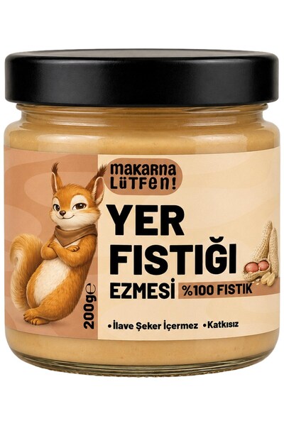 Makarna Lütfen %100 Yer Fıstığı Ezmesi (200 g)
