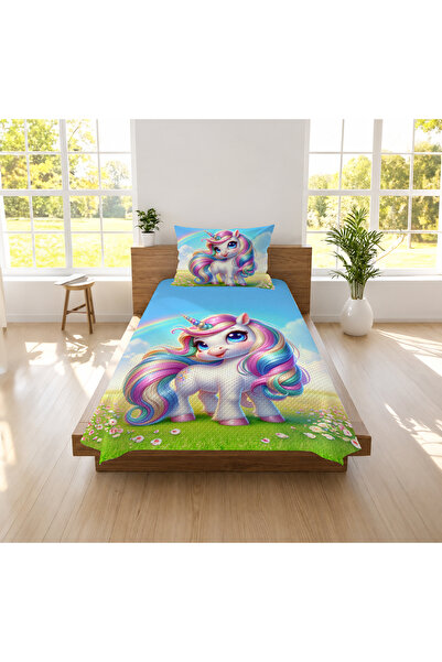 hediyechy Husă de pilotă cadou cu tematică unicorn, imprimată digital 3D, set...