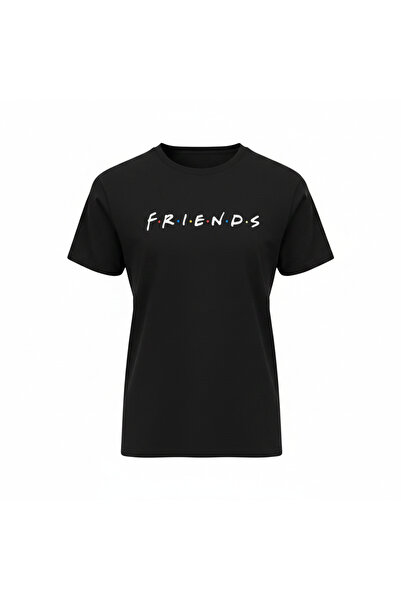 Generic Friends TV Show Women's Logo Graphic White Cotton T-Shirt
