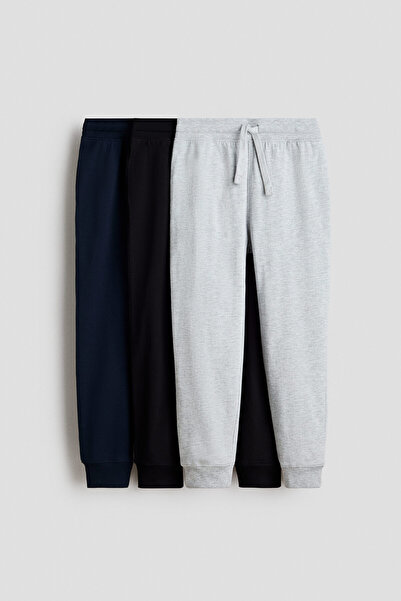 H&M 3'lü Pamuklu Jogger Pantolon