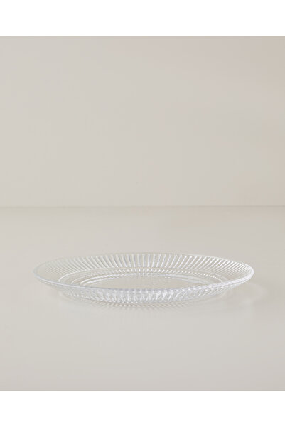English Home Lucent Cam Pasta Tabağı 20 cm Şeffaf