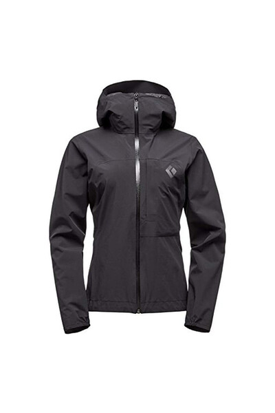 BLACK DİAMOND WOMEN'S FINELINE STRETCH RAIN SHELL HOODY - XS