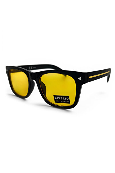 riverio Μαύρα/Κίτρινα Unisex Γυαλιά Ηλίου, UV400