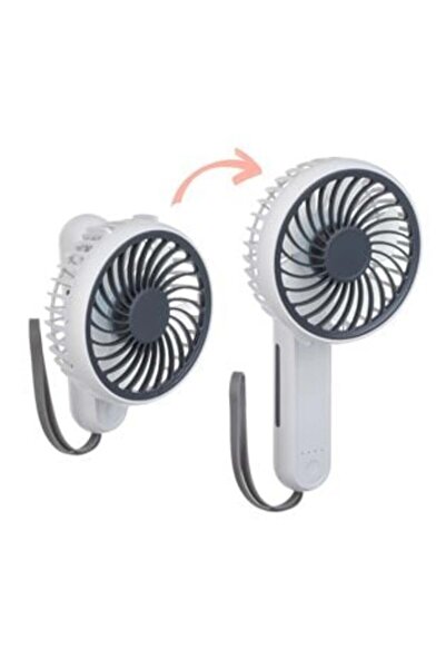 OEM Portable Foldable White Fan with USB 4 W Ø21 cm