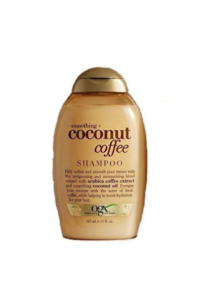 OGX Șampon cu cafea și nucă de cocos pentru netezire, pentru netezire și hidr...