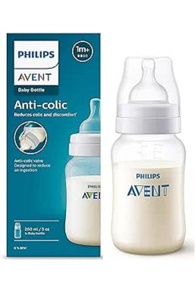 Philips زجاجة أفينت المضادة للمغص 1M+ 260 مل 2S SCY103/02: 0016