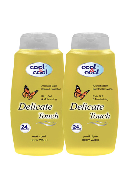 COOL & COOL Body Wash Delicate Touch 250ML (Pack of 2) - Refreshing,Vitamin- ...