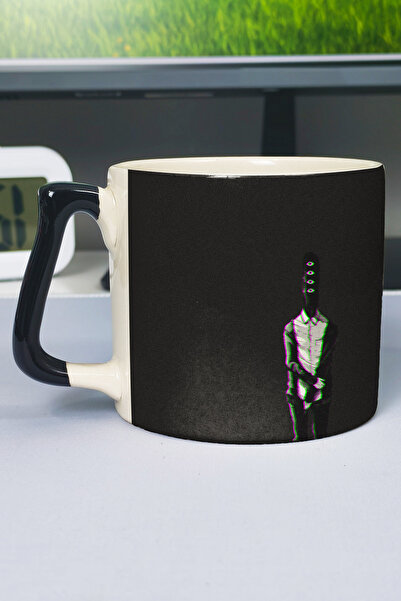 ZipZap Oyasumi Punpun Anime Printed Ceramic Luxury Mug (1 Piece) Custom Black...