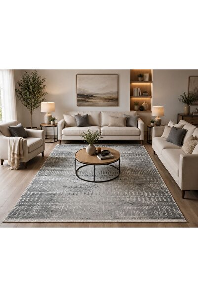 Mypolo Modern Salon Halısı Oturma Odası Halısı Koridor Halısı Akrilik Viskon ...