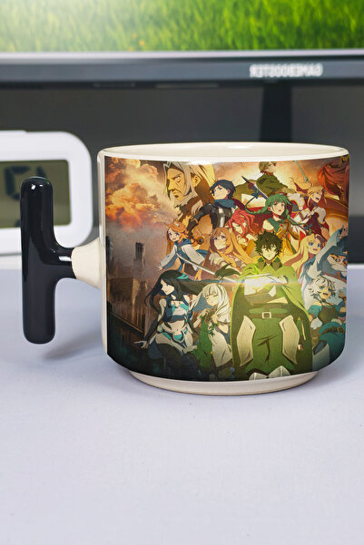 ZipZap كوب فاخر من السيراميك مطبوع عليه رسومات أنمي The Rising Of The Shield ...