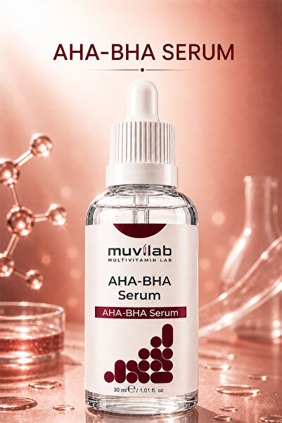 muvilab مصل AHA BHA لتوحيد لون البشرة وتجديدها وتنشيطها وتقشيرها وتضييق المسا...