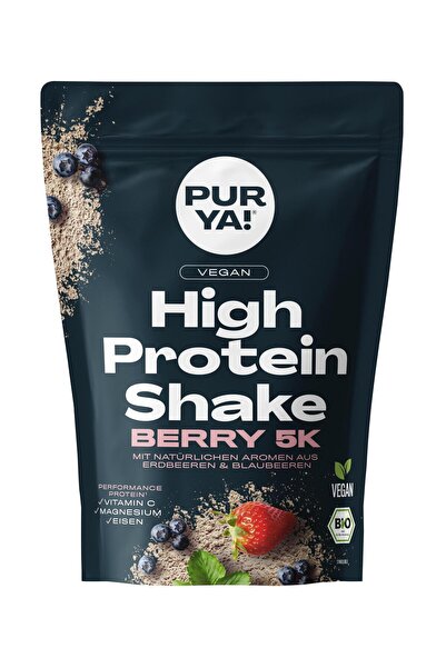 PURYA Shake bogat în proteine - Aromă de fructe de pădure 5 K, 300 g