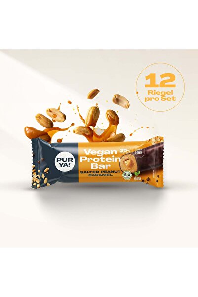 PURYA Baton proteic cu caramel și arahide sărate