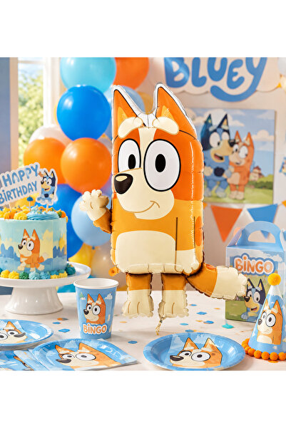DODOMAR Foil Balloon Bluey Bing0 48X66 cm Birthday Party Decoration Children'...
