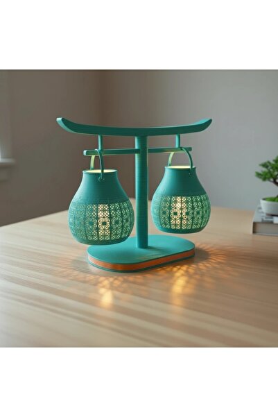 OEM Mini Decorative LED Night Light with Patterned Inspired by Kumiko