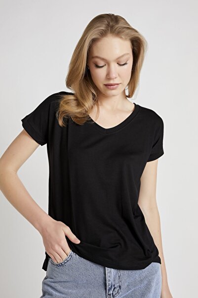 Arma Life ARMALIFE 2000 V-NECK LOOSE-FIT VISCOSE DAMСКА ТЕНИСКА