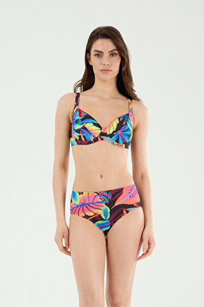 Louren B21076 patterned strap bikini set