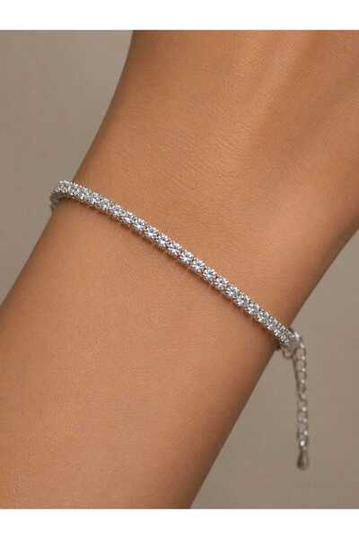 VitaMood Yaşam Zircon Stone Waterway Bracelet with Adjustable Chain Stylish a...
