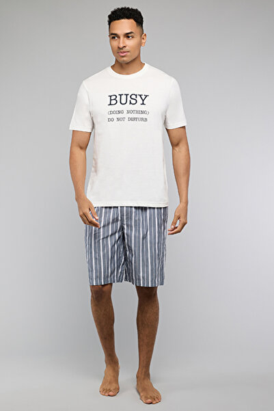 R&B Striped Shorts Pyjama Set