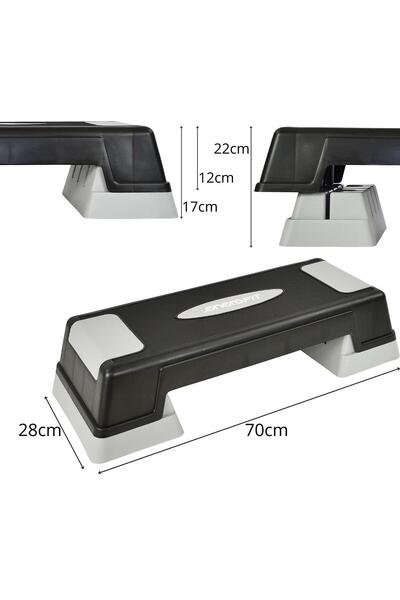 Spokey Aerobic stepper 3 steps 70x28 cm - Enerofit