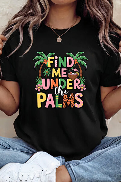 Sarah's Boutique Women's T-shirt – 100% cotton – Under Palms