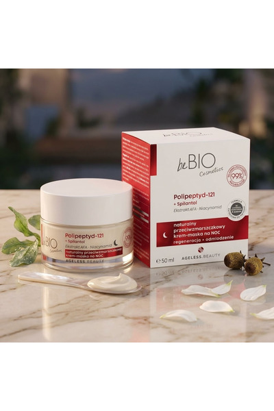 Be Bio Professionally بي بي أو Ageless Beauty كريم/قناع ليلي طبيعي مضاد للتجا...
