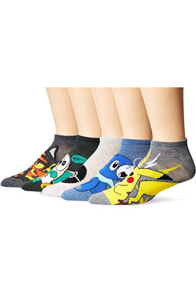 Pokemon جوارب كاجوال للرجال، 5 قطع (عبوة من 5 قطع)