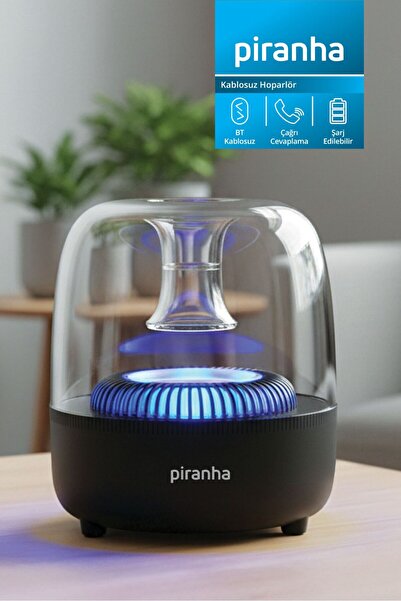 Piranha 7861 Kablosuz Bluetooth Hoparlör Mikrofonlu Type-C Şarjlı TWS Destekl...