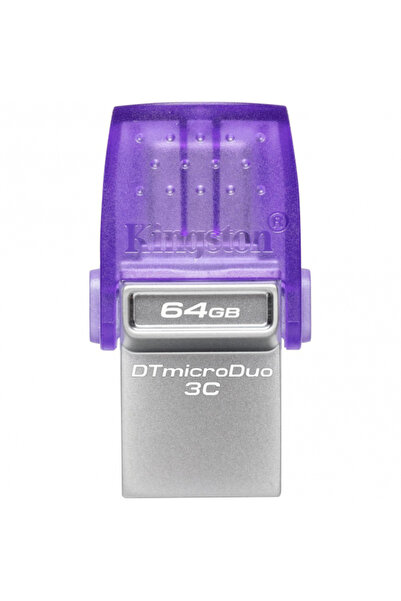 Kingston Memorie Externa USB-A 3.2 / USB-C microDuo 3C, 64Gb DTDUO3CG3/64GB