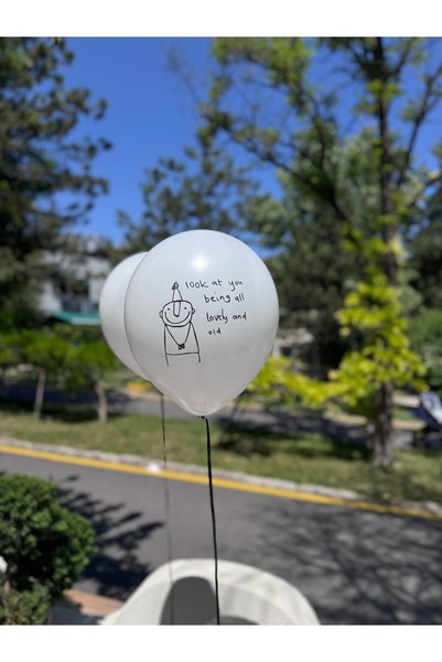 Kukuletaparty Mottolu Doğum Günü Kutlama Balonu-Erkek (soft tasarım)